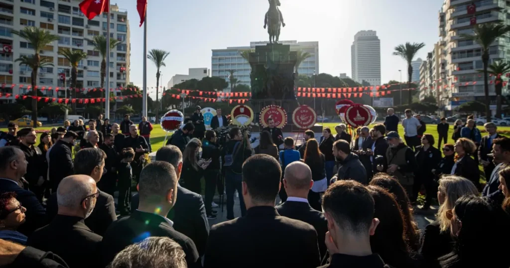 CHP İzmir Ata’sını andı