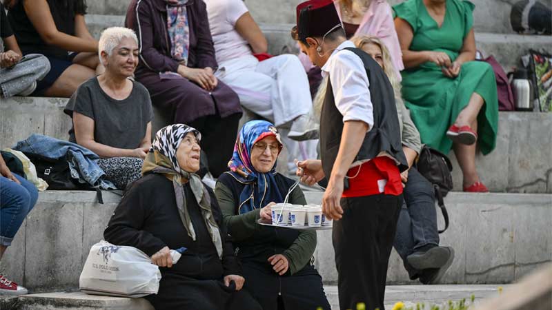 Seğmenler parkı başka türlü göründü
